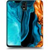 Picasee silikónový prehľadný obal pre Honor 9X Lite - Gold blue