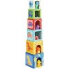TookyToy Farebné skladacie kocky s dinosaurami