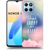 Picasee silikónový čierny obal pre Honor X8 5G - Mysli pozitívne!