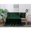 Xpose Mikroplyš deka Exclusive - tmavo zelená 200x230