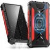 SOLÁRNA POWERBANKA FEEGAR 36000MAH QI 10W PRE 4 ZARIADENIA V LED