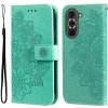Peňaženkové kožené puzdro 7-PETAL na Huawei Nova 10 – Zelená