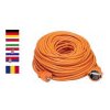 Kábel predlžovací 20m oranžový