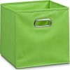 ZELLER Úložný box na textil Callax zelený 32x32x32cm