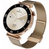 Garett Smartwatch ROSE gold, Mesh steel