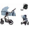 BEBETTO Flavio Premium Sand + Cybex Aton B2 i-Size 01 2023