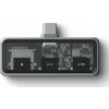 Satechi Mobile XR Hub s microSD čtečkou - mobilní USB-C adaptér (1x USB-C 100W PD; 2.0 data a audio, 1x USB-C DP 1.4 4K@60Hz;
