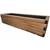Kvetináč drevený hnedý ZPD 118 cm x 40 x 30 cm