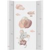 CEBA BABY Podložka prebaľovacia 2-hranná s pevnou doskou (50x70) Basic Mouse W-216-000-727