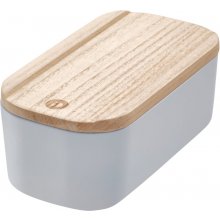 iDesign box s vekom z dreva paulownia Eco 9 x 18,3 cm sivý