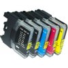 MultiPack.sk (5pack) BROTHER LC980 VALBP multipack - kompatibilné náplne do tlačiarne Brother
