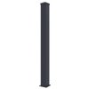 Stĺpik G21 pre plotové pole 10x169 cm s patkou, antracitový
