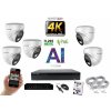 MS 4K IP 5 kamerový set so switchom 8 Mpix WDome (6376K5B) (Monitorrs Security)