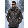 Max Original Leather Pánska kožená bunda 8062 FUR brown (M 44-46) - Brown - M