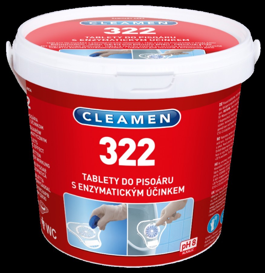 Cleamen 322 tablety do pisoáru 12 ks + sitko od 22,08 € - Heureka.sk