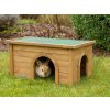 Kerbl domček pre králiky a iné hlodavce drevený 45 x 32 x 27 cm