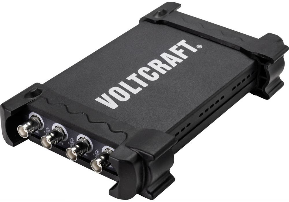 VOLTCRAFT DSO-3104 USB, PC osciloskop 100 MHz 4-kanálová 250 Msa/s 16 kpts 8 Bit digitálne pamäťové médium (DSO), spekt