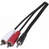 Emos Kabel JACK 3,5mm stereo, vidlice - 2x CINCH vidlice 3m, 2333153030