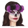 Guirca Škraboška s čierno-fialovými kvietkami Catrina
