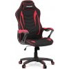 Herná stolička čierna / červená KA-G408 RED