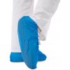 Návlek na obuv CPE, 43 x 15 cm, 70 mi, 100 ks, modrý