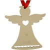 Ozdoba MagicHome Vianoce, Anjel NOEL, závesná, bal. 5 ks