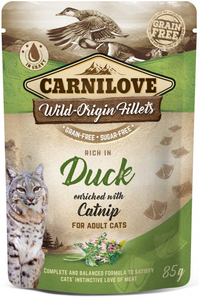 CARNILOVE cat ADULT DUCK catnip 85 g