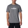 Columbia Pánske tričko Kwick Hike™ Graphic SS Tee čierne Farba: Black Heather, Veľkosť: M