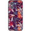 Picasee silikónový čierny obal pre Xiaomi Redmi 15C 4G - Purple Leaf