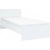 Jednolôžková posteľ Miami 90x200 cm bielo-biela