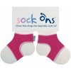 Sock Ons Návleky ne detské ponožky, Fuchsia - Veľkosť 0-6m