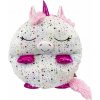 Happy Nappers: 2 v 1 spacák a vankúš - Trblietavý jednorožec, 137 cm
