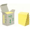 Samolepiaci bloček Post-it recyklované, 76x76 mm, žlté