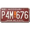 Americká ŠPZ Missouri 1994 Show Me P4M 676