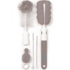 BabyOno Brush set kefa na čistenie fliaš a cumlíkov Grey 1 ks