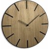 Dubové nástenné hodiny Wood art Flex z216-1d-1, 30 cm
