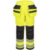 PORTWEST HI-VIS PW3 MODAFLAME FR427 / Reflexné nehorľavé vodeodolné zimné nohavice - žltá/čierna L