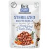 Brit Care Cat Sterilized Fillets in Jelly with Hearty Duck&Tender Turkey 24 x 85 g