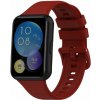 eses Silikónový remienok pre Huawei watch fit 2 - Tmavo červený