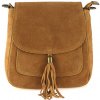 Kožená kabelka na rameno 1147 koňaková Koňak