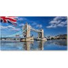 Foto obraz akryl zvislý do obývačky Tower Bridge Londýn 100x50 cm