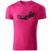 T-ričko Volkswagen Passat B5.5 pánske tričko Farba trička: Purpurová, Farba potlače: Čierna, Veľkosť: S