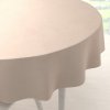 Biante Zamatový okrúhly obrus Velvet Premium SVP-020 Béžový Ø 100 cm