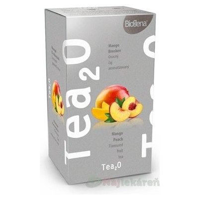 Biogena Tea2O Mango & Broskyňa ovocný čaj, 20x2,3g