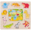 Goki Puzzle zvieratká v zoo