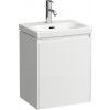 Laufen Lani - Umývadlová skrinka, 44x34x52 cm, 1 dvierka, pánty vpravo, biela H4035021122611