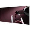 Sklenený obklad do kuchyne Maroon biele víno 100x50 cm