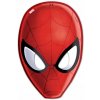 Papierové masky Spider-Man pre deti, 6 ks