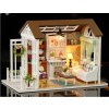 DIY drevený domček pre bábiky – 8008-A