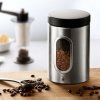GEFU Piero Coffee - plechovka / nádoba na kávu a čaj oceľová s okienkom